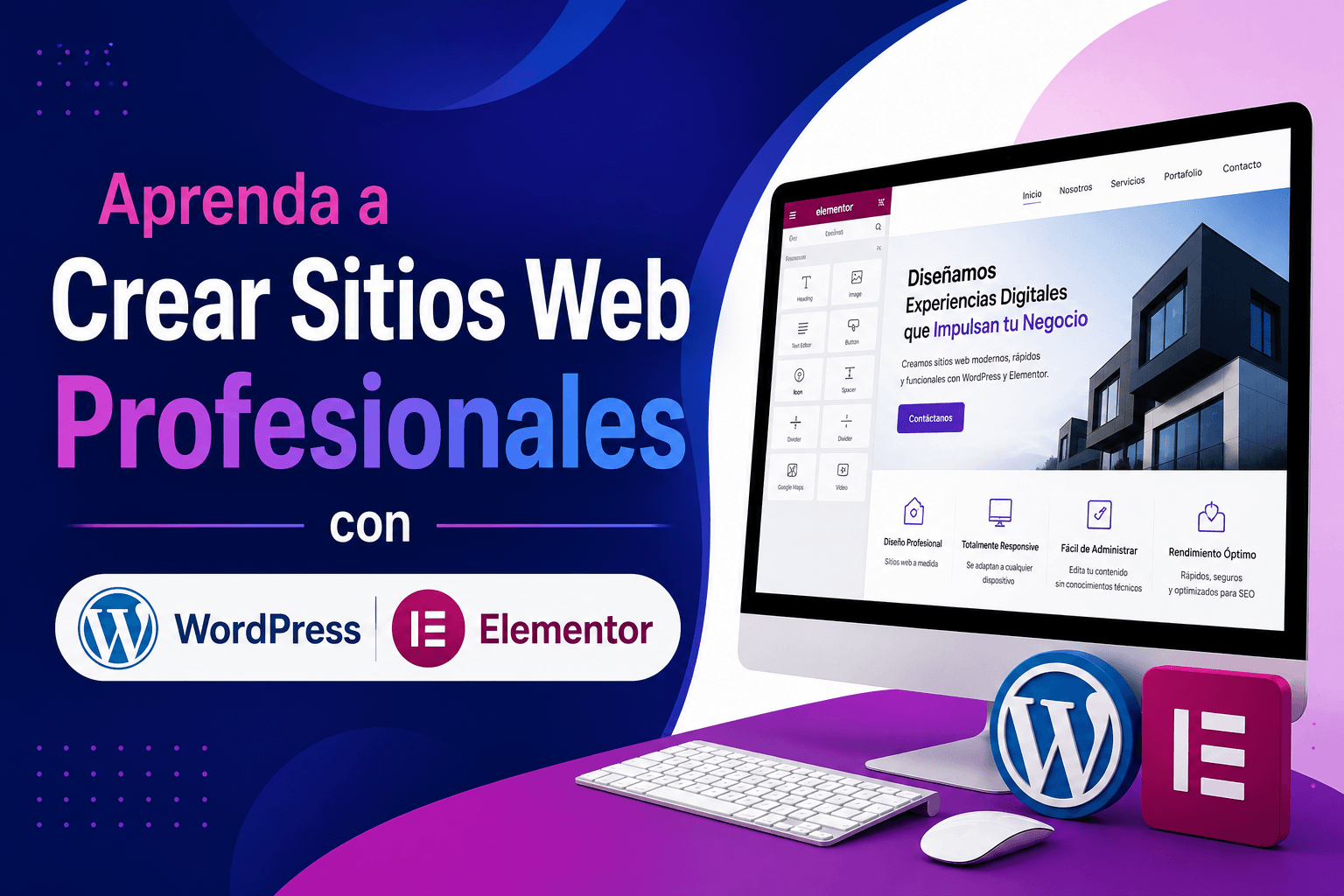 Aprenda a Crear Sitios Web Profesionales con WordPress y Elementor